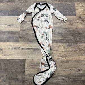 Copper Pearl Knotted Gown Newborn